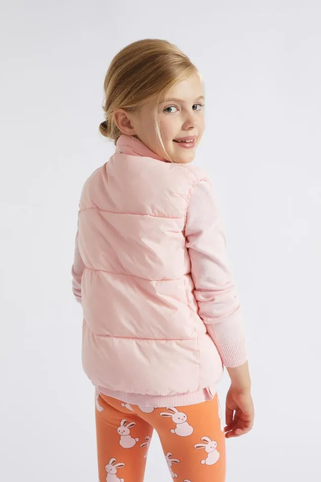 Seed Heritage Jackets and Vests Core Puffer Vest Dusty Rose 8211 Girl