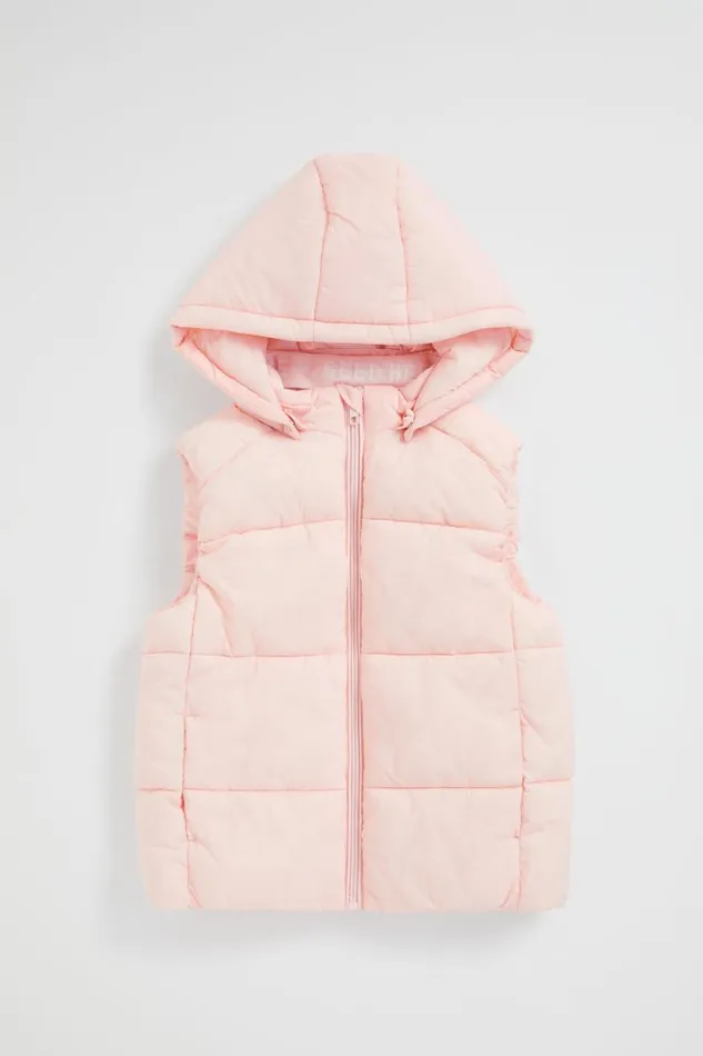 Seed Heritage Jackets and Vests Core Puffer Vest Dusty Rose 8211 Girl