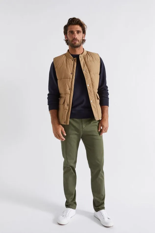 Seed Heritage Jackets and Vests Puffer Vest Almond 8211 Man