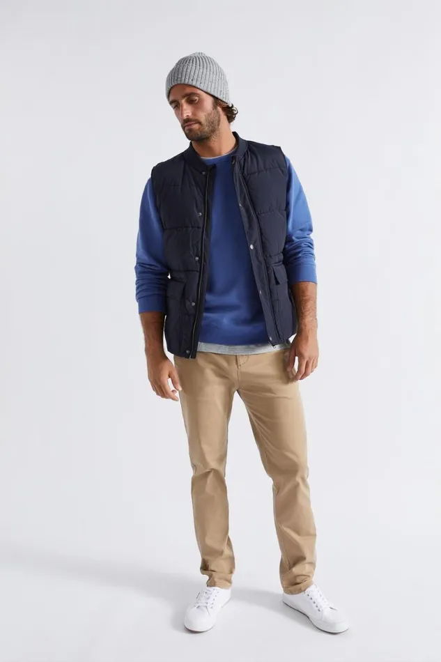 Seed Heritage Jackets and Vests Puffer Vest Midnight Blue 8211 Man