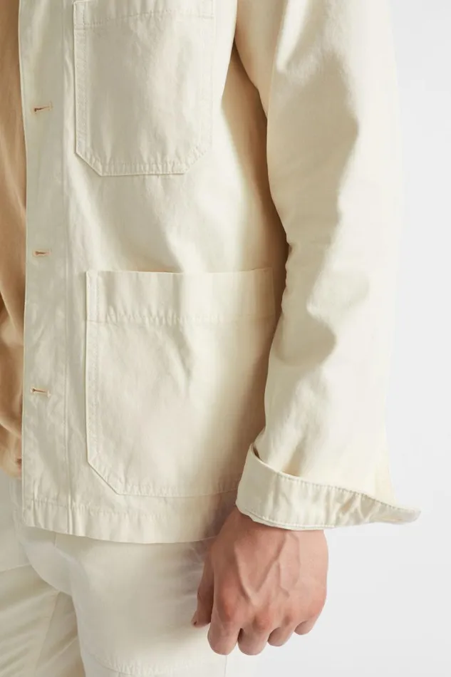 Seed Heritage Jackets and Vests Worker Jacket Ecru 8211 Man