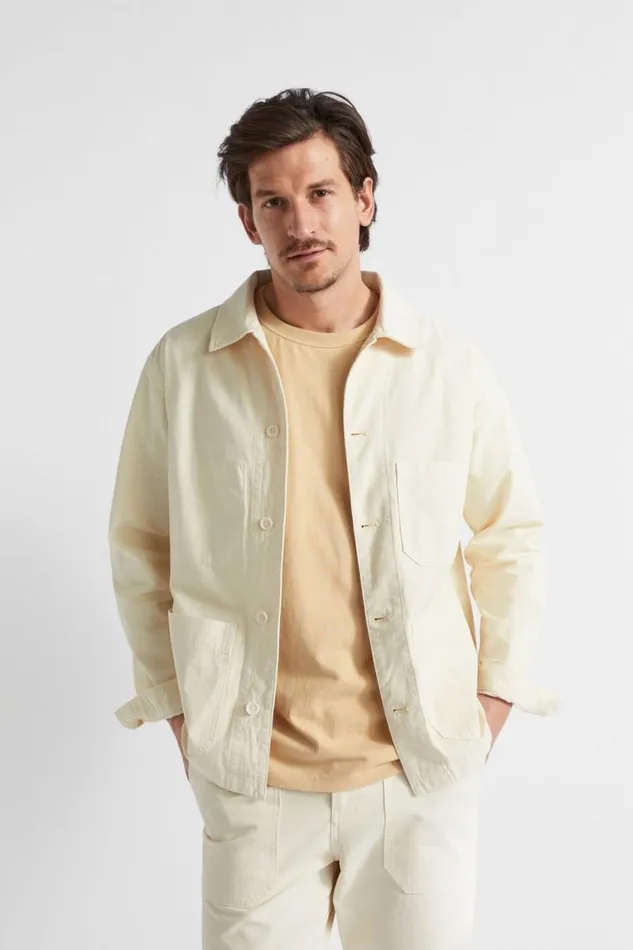 Seed Heritage Jackets and Vests Worker Jacket Ecru 8211 Man