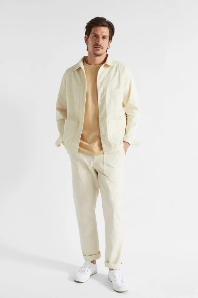 Seed Heritage Jackets and Vests Worker Jacket Ecru 8211 Man