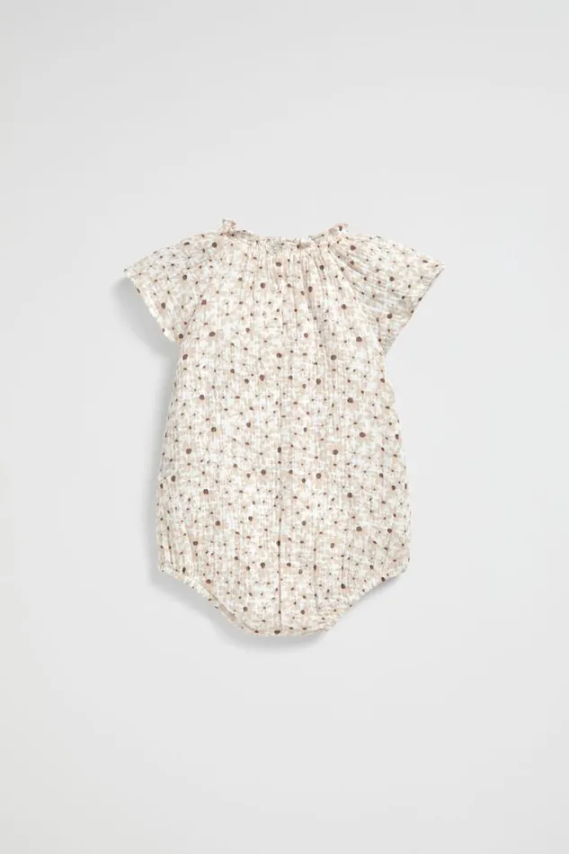 Seed Heritage Jumpsuits and Overalls Floral Romper Canvas 8211 Newborn
