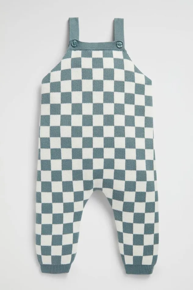 Seed Heritage Knitwear and Sweaters Grid Check Overall Forest 8211 Newborn Seed Heritage Knitwear and Sweaters Grid Check Overall Forest 8211 Newborn