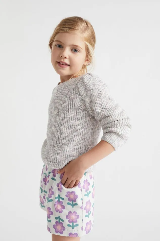 Seed Heritage Knitwear and Sweaters Mixy Cotton Knit Multi 8211 Girl