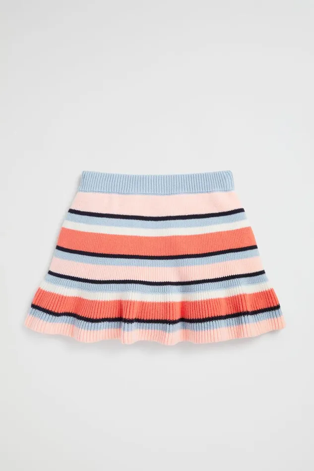 Seed Heritage Knitwear and Sweaters Rib Knit Skirt Multi 8211 Girl