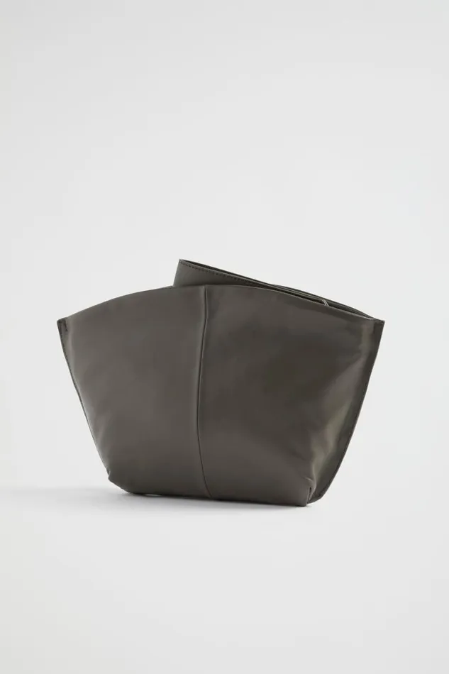Seed Heritage Leather Bags Leather Crescent Clutch Olive 8211 Woman