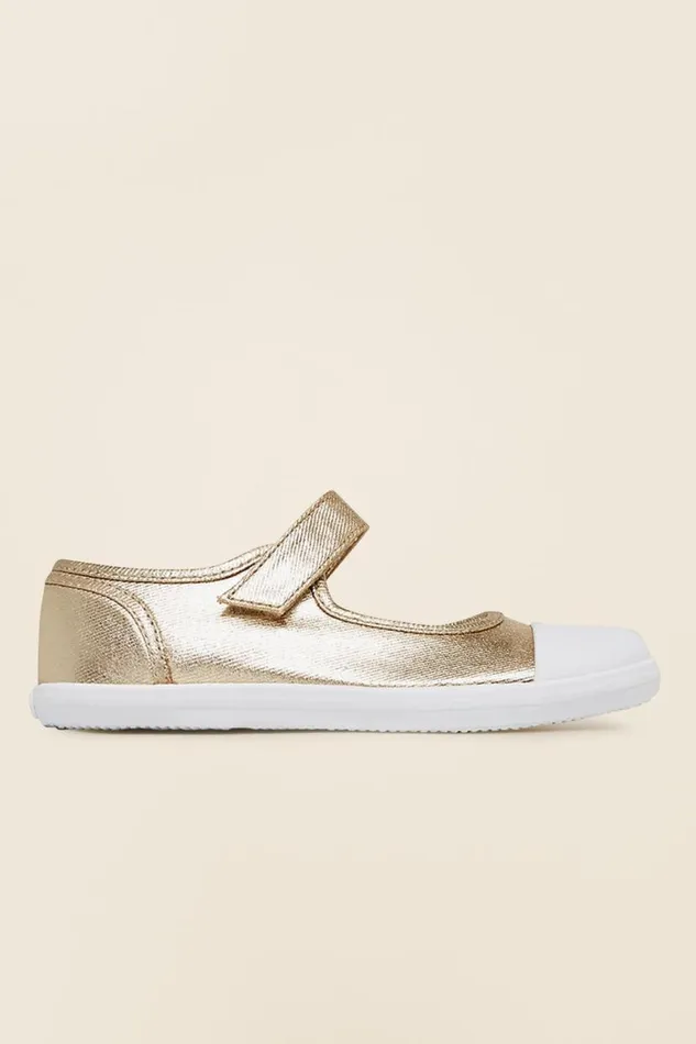 Seed Heritage Mary Janes Mary Jane Canvas Shoes Gold 8211 Girl