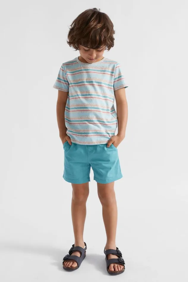 Seed Heritage Occasion Core Logo Short Maui Blue 8211 Boy
