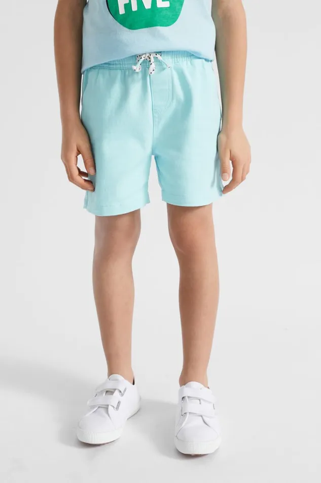 Seed Heritage Occasion Core Logo Short Ocean Blue 8211 Boy