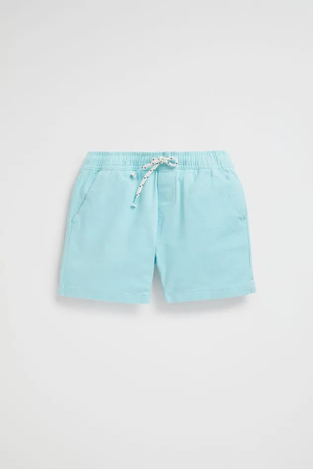 Seed Heritage Occasion Core Logo Short Ocean Blue 8211 Boy
