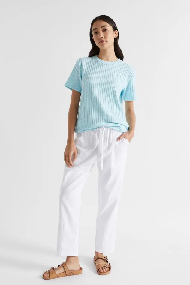 Seed Heritage Pants Casual Tapered Leg Pant Whisper White 8211 Woman