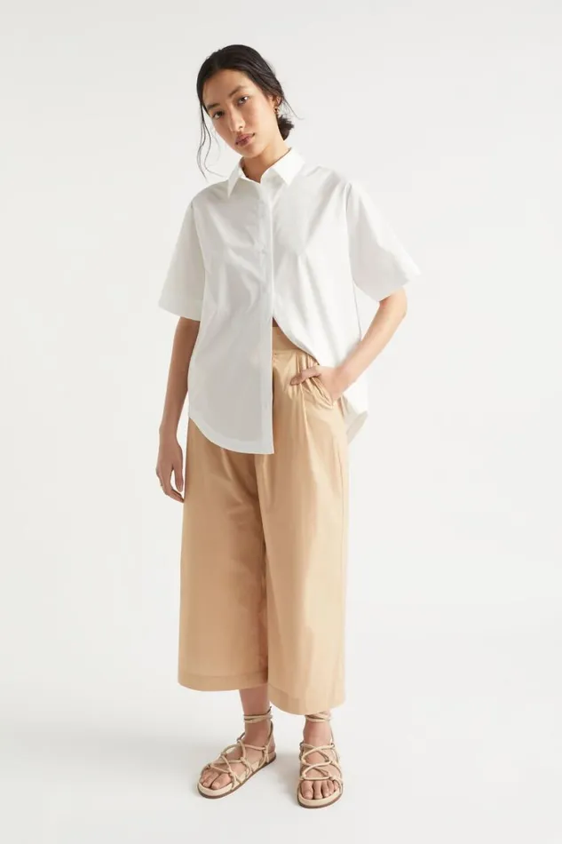 Seed Heritage Pants Cotton Pleat Front Pant Light Chestnut 8211 Woman