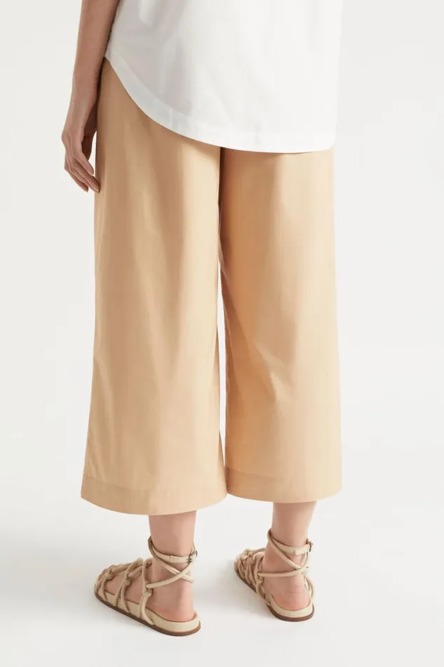Seed Heritage Pants Cotton Pleat Front Pant Light Chestnut 8211 Woman