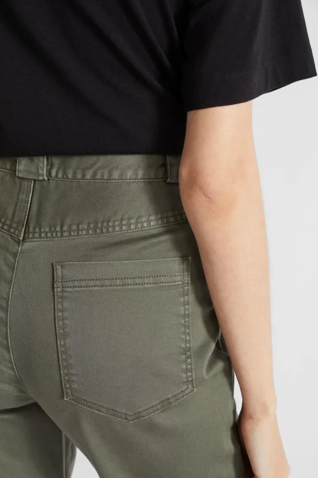 Seed Heritage Pants Cotton Twill Pant Smokey Olive 8211 Woman