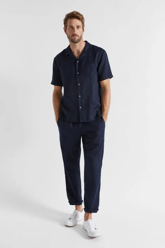Seed Heritage Pants Linen Pant Midnight Blue 8211 Man