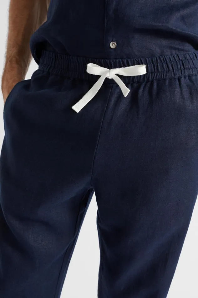 Seed Heritage Pants Linen Pant Midnight Blue 8211 Man