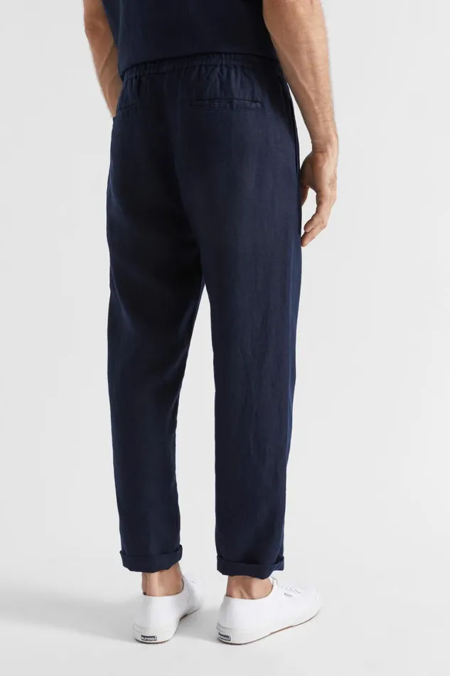 Seed Heritage Pants Linen Pant Midnight Blue 8211 Man