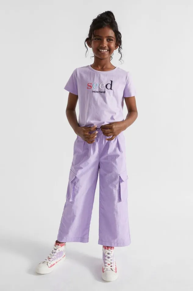 Seed Heritage Pants Parachute Cargo Lavender 8211 Girl