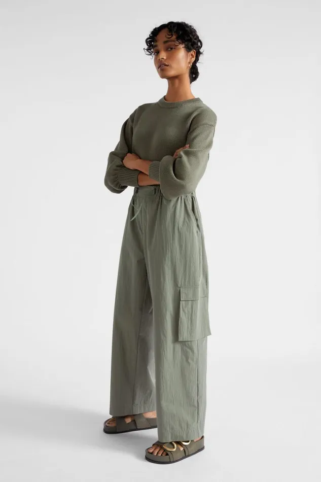 Seed Heritage Pants Parachute Cargo Pant Smokey Olive 8211 Woman