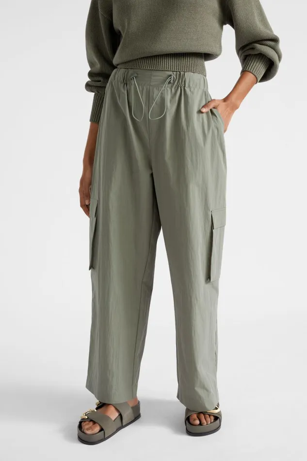 Seed Heritage Pants Parachute Cargo Pant Smokey Olive 8211 Woman