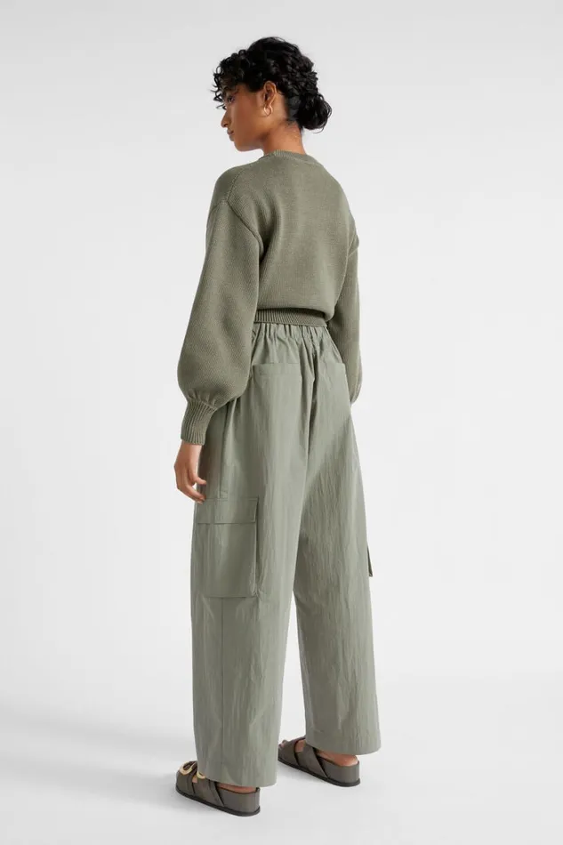 Seed Heritage Pants Parachute Cargo Pant Smokey Olive 8211 Woman