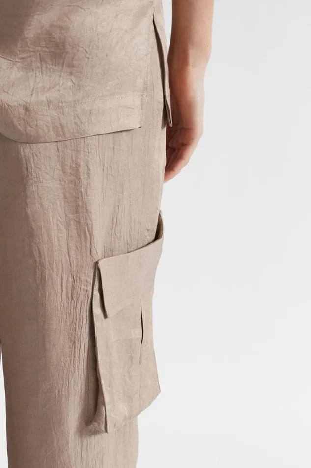 Seed Heritage Pants Satin Cargo Pant Cookie 8211 Woman
