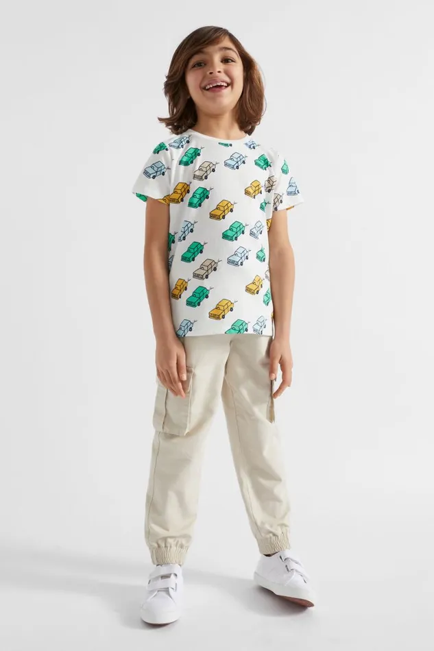 Seed Heritage Pants Textured Cargo Pant Sand Dune 8211 Boy