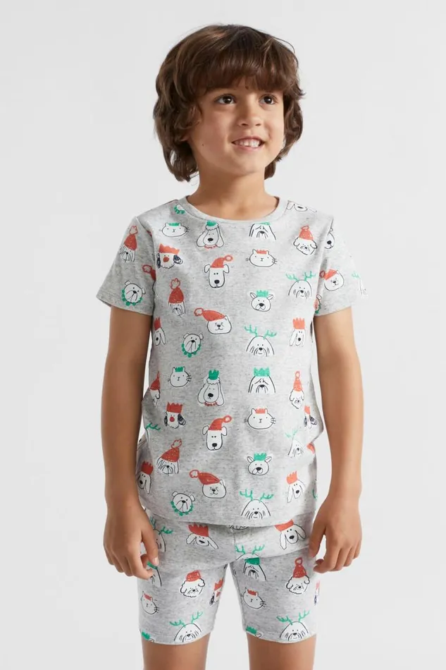 Seed Heritage Pyjamas and Sleepwear Christmas Pyjama Cloudy Marle 8211 Boy