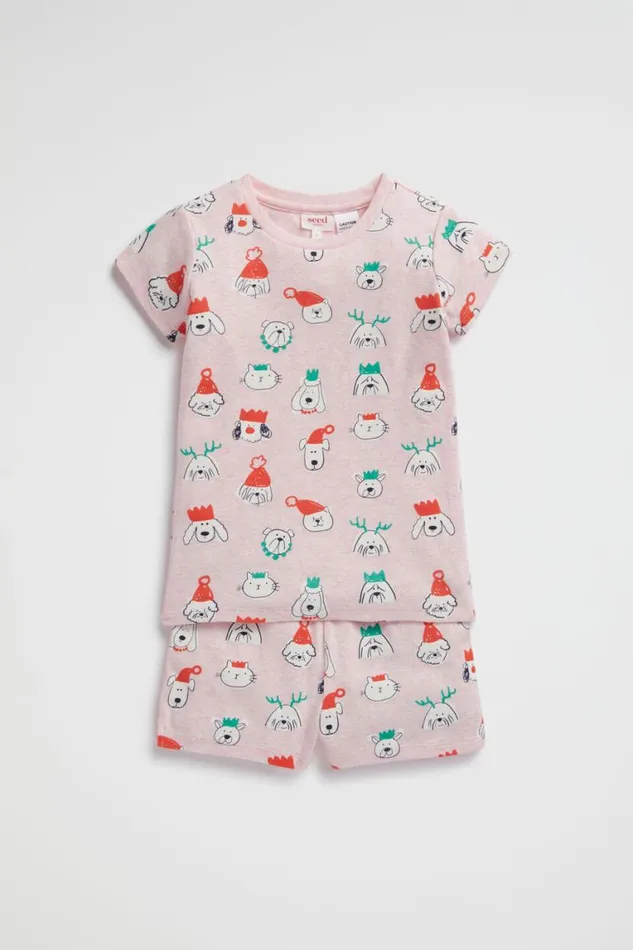 Seed Heritage Pyjamas and Sleepwear Christmas Pyjama Rose Marle 8211 Girl