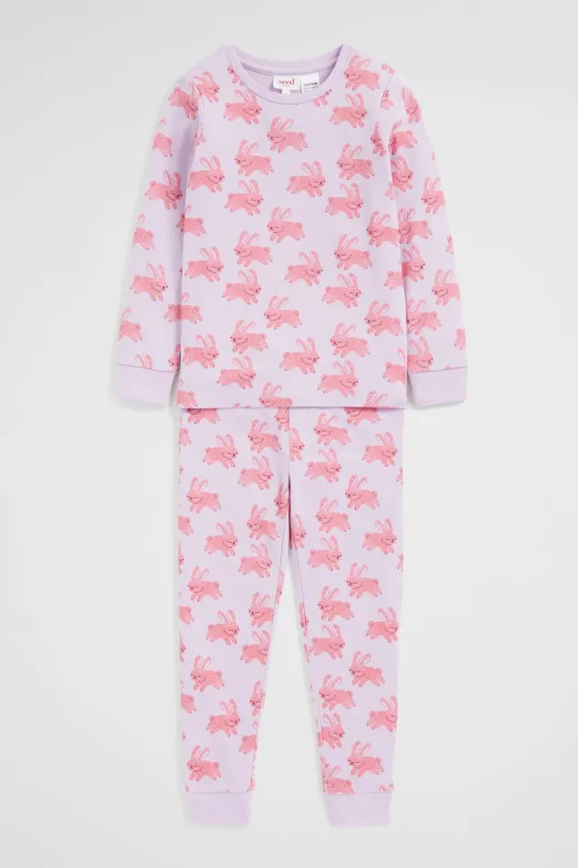 Seed Heritage Pyjamas and Sleepwear Cool Bunny Pyjama Orchid 8211 Girl