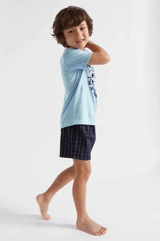 Seed Heritage Pyjamas and Sleepwear Dog Pyjama Pale Blue 8211 Boy