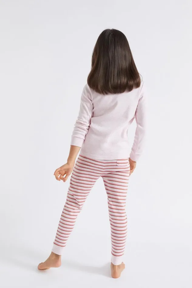 Seed Heritage Pyjamas and Sleepwear Embroidered Bunny Pyjama Rose Marle 8211 Girl