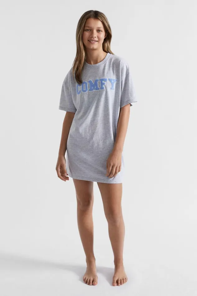 Seed Heritage Pyjamas and Sleepwear Oversized Tee Dress Cloud 8211 Teen Girl