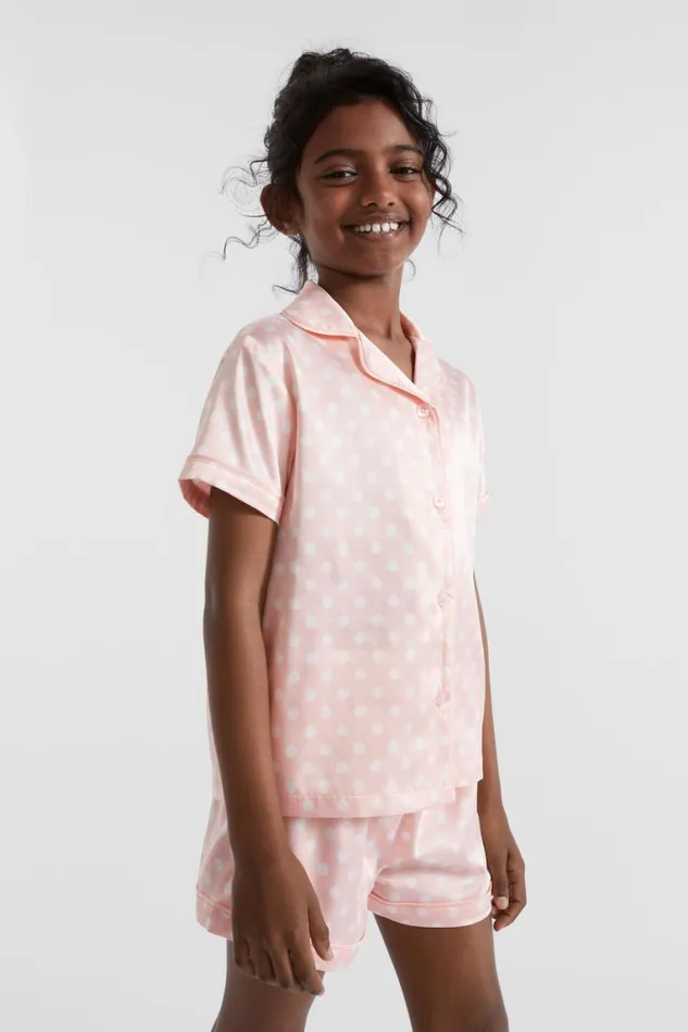 Seed Heritage Pyjamas and Sleepwear Polka Dot Sleep Set Dusty Rose 8211 Girl