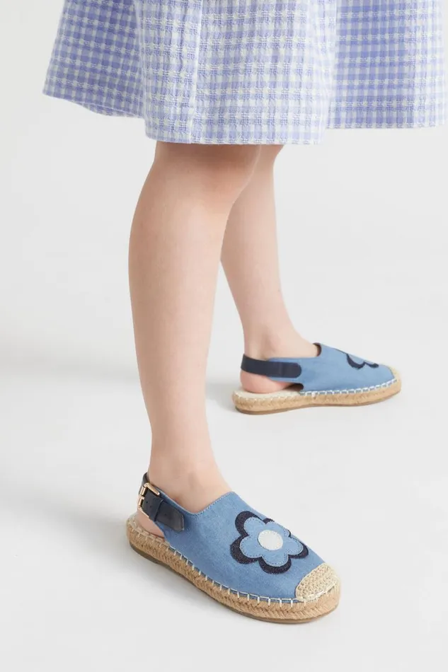 Seed Heritage Sandals and Slides Chambray Espadrille Chambray 8211 Girl