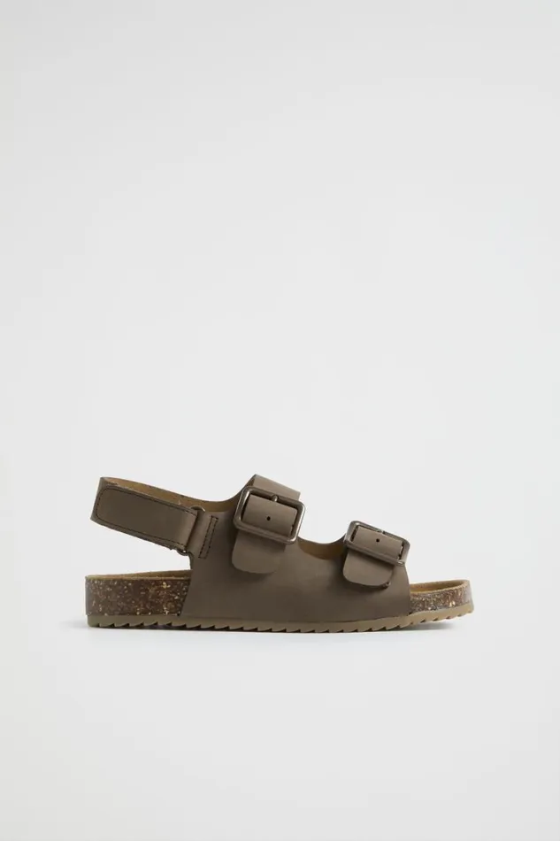 Seed Heritage Sandals and Slides Double Buckle Slide Stone 8211 Boy