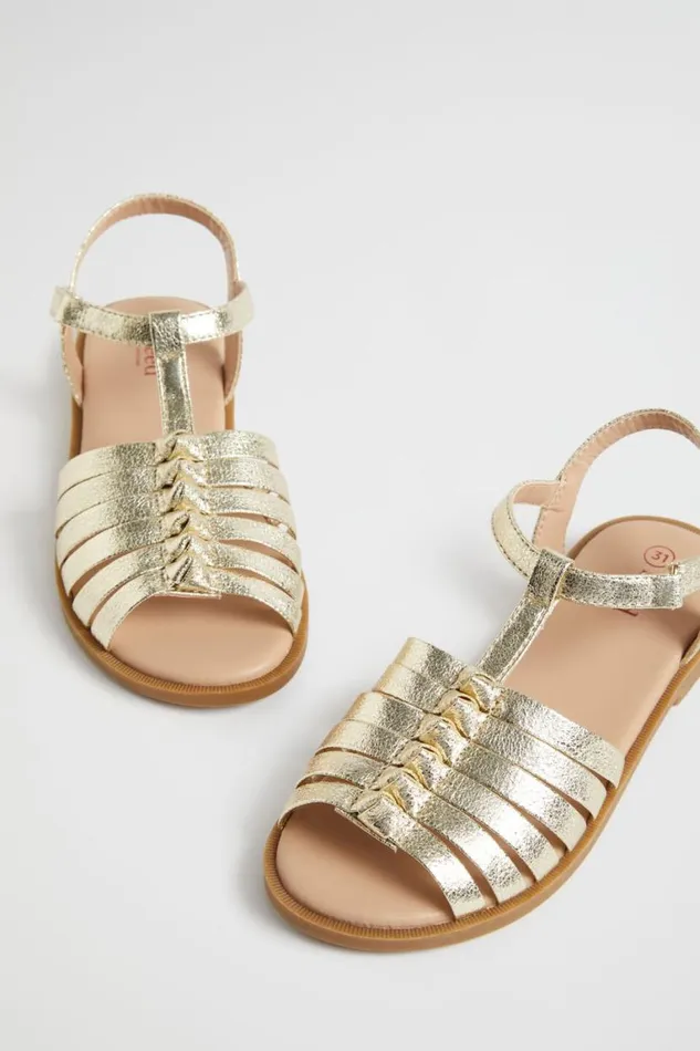 Seed Heritage Sandals and Slides Knot Sandal Gold 8211 Girl