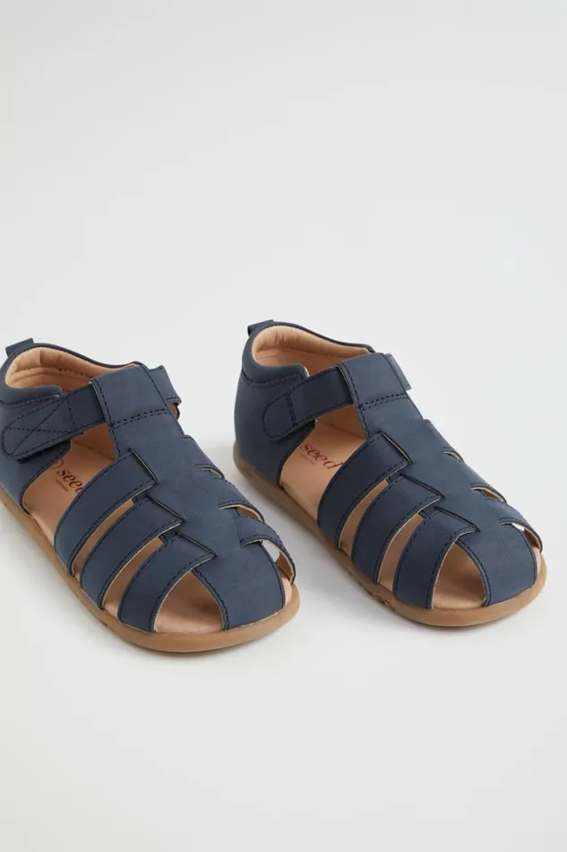 Seed Heritage Sandals Cage Sandal Navy 8211 BabyBoy