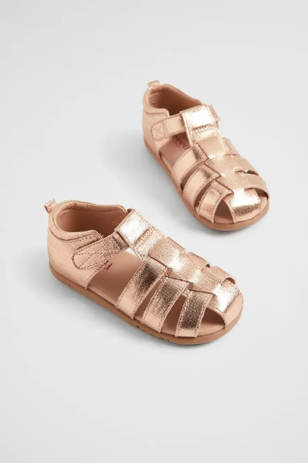 Seed Heritage Sandals Cage Sandal Rose Gold 8211 BabyGirlBoy