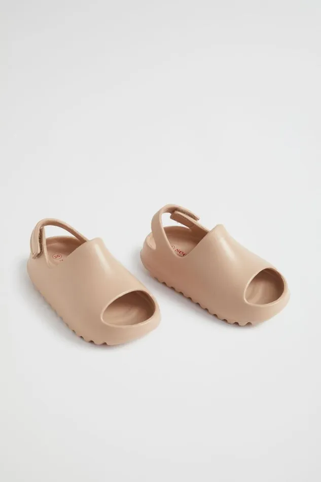 Seed Heritage Sandals Moulded Slide With Strap Latte 8211 BabyGirlBoy