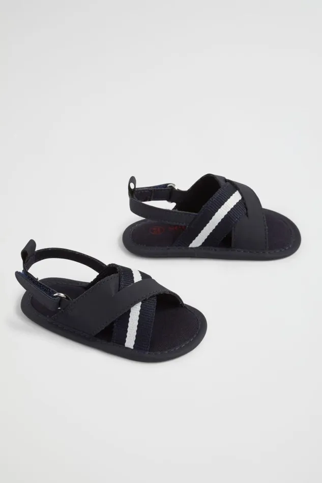 Seed Heritage Sandals Tape Crossover Sandal Navy 8211 Baby