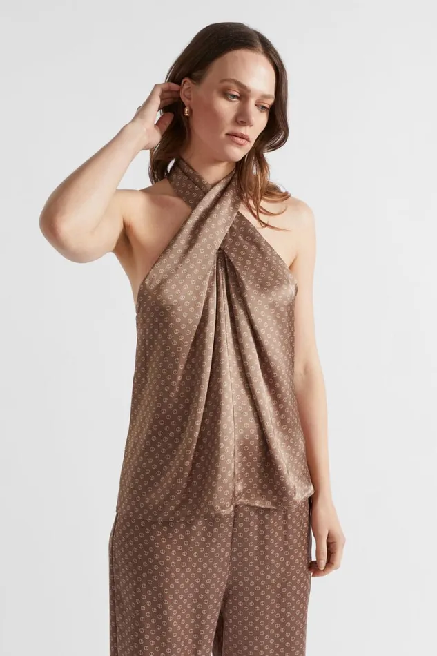 Seed Heritage Sets Scarf Print Halter Top Scarf Print 8211 Woman