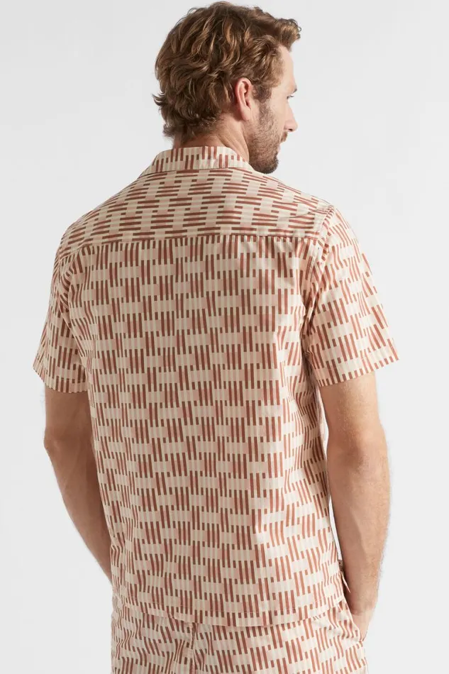 Seed Heritage Shirts Geo Check Resort Shirt Sierra Geo 8211 Man