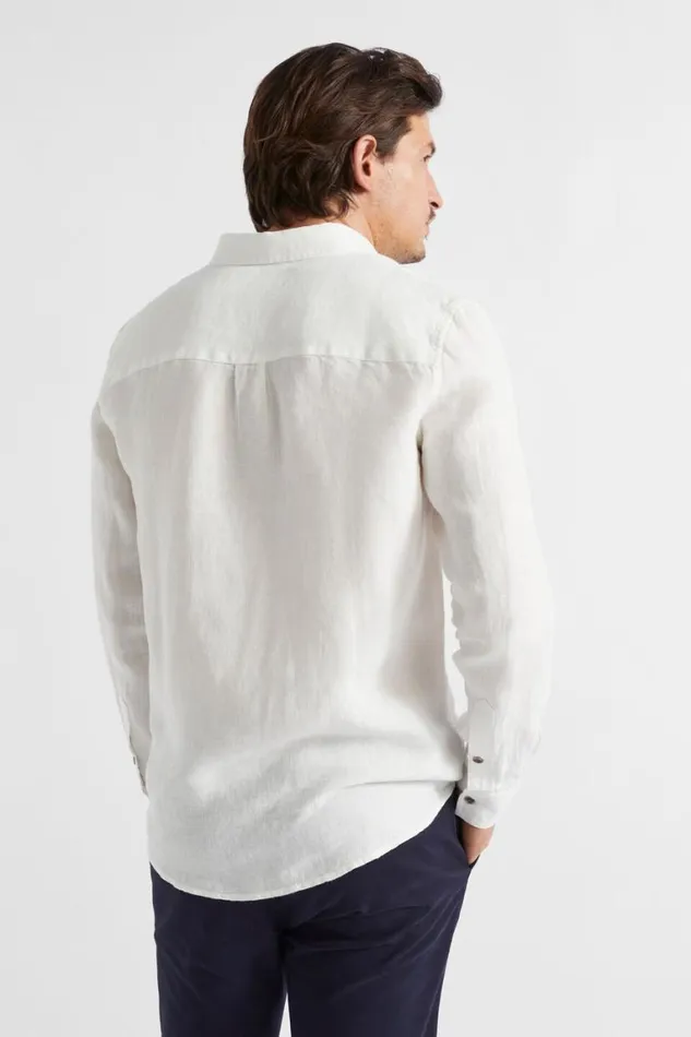 Seed Heritage Shirts Linen Shirt Vintage White 8211 Man