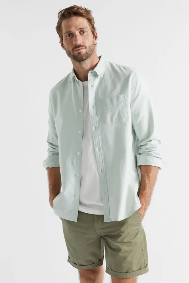 Seed Heritage Shirts Oxford Shirt Dusty Mint 8211 Man