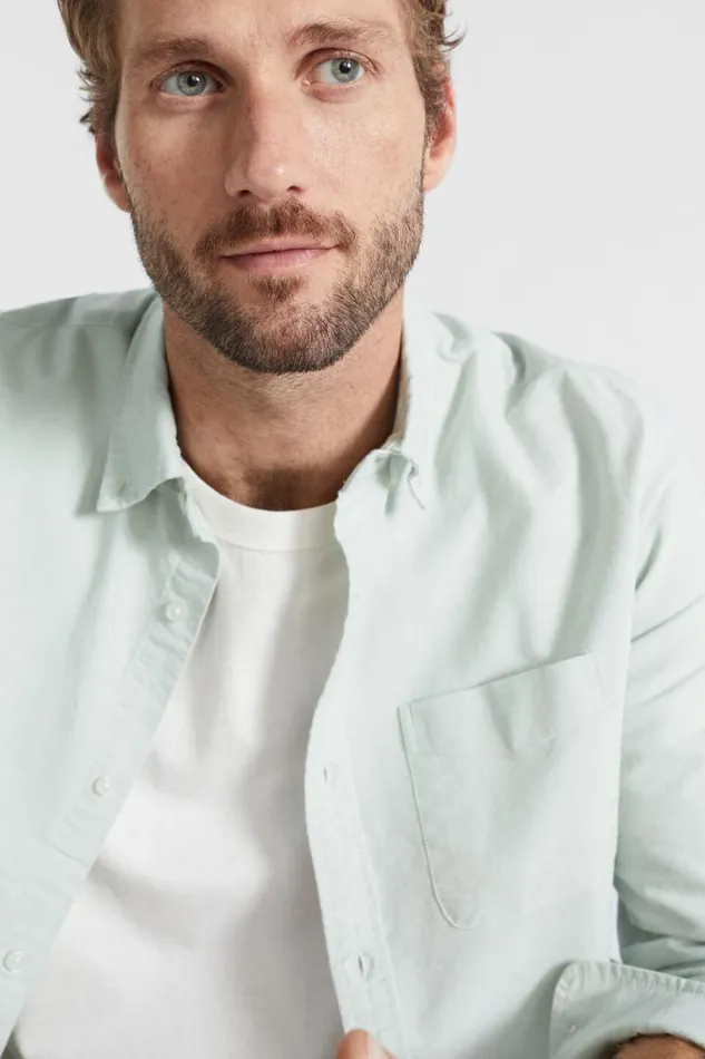 Seed Heritage Shirts Oxford Shirt Dusty Mint 8211 Man