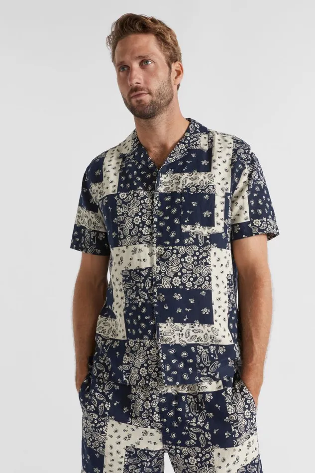 Seed Heritage Shirts Paisley Resort Shirt Patchwork Paisley 8211 Man