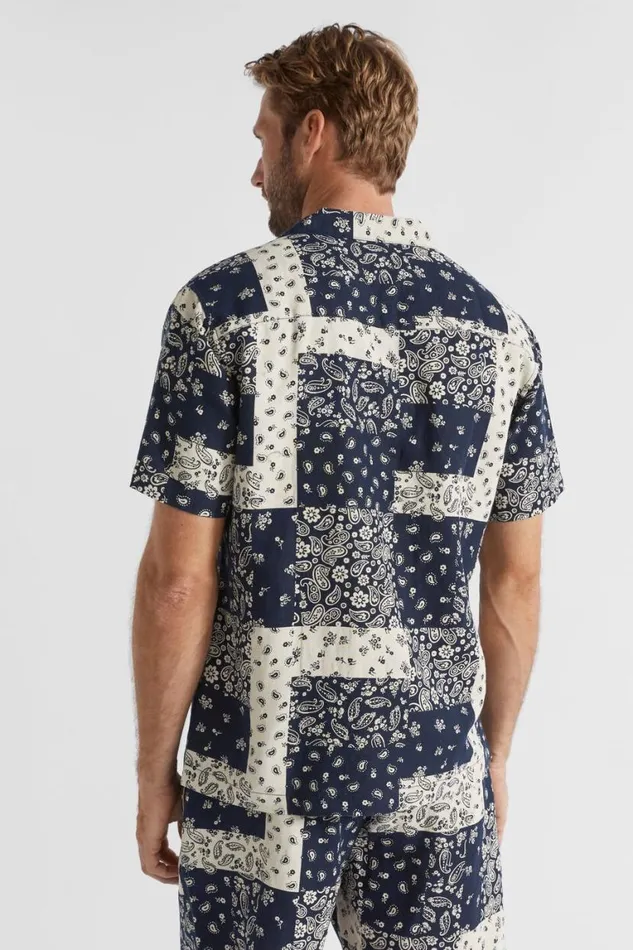 Seed Heritage Shirts Paisley Resort Shirt Patchwork Paisley 8211 Man